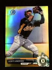 2017 Bowman Chrome GOLD REFRACTOR Lazarito Armenteros 42/50