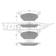 Satz Bremsbeläge Bremsklötze vorne für Skoda Fabia 1 6Y2 6Y3 6Y5 2 542 | 2405