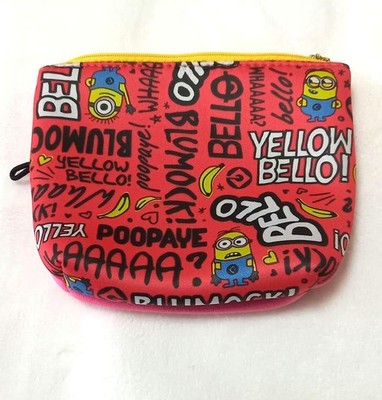 Minions Pouch Small Accessories Organizer Waterproof Storage Bag