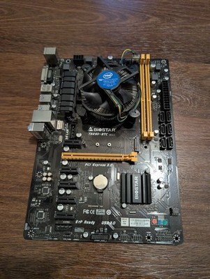 BIOSTAR TB250-BTC PRO 12 PCI-E Mining Motherboard DDR4 LGA 1151 12 GPU HDMI SATA