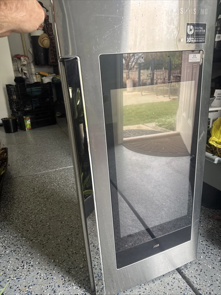 Puerta de refrigerador original Samsung OEM - Modelo RF28N9780SR Foto 2 de 4