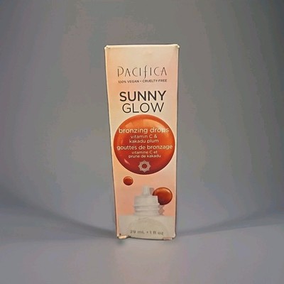 Pacifica Sunny Glow Bronzing Drops - 1 fl oz, 100% Vegan & Vitamin C, Kakadu Plu
