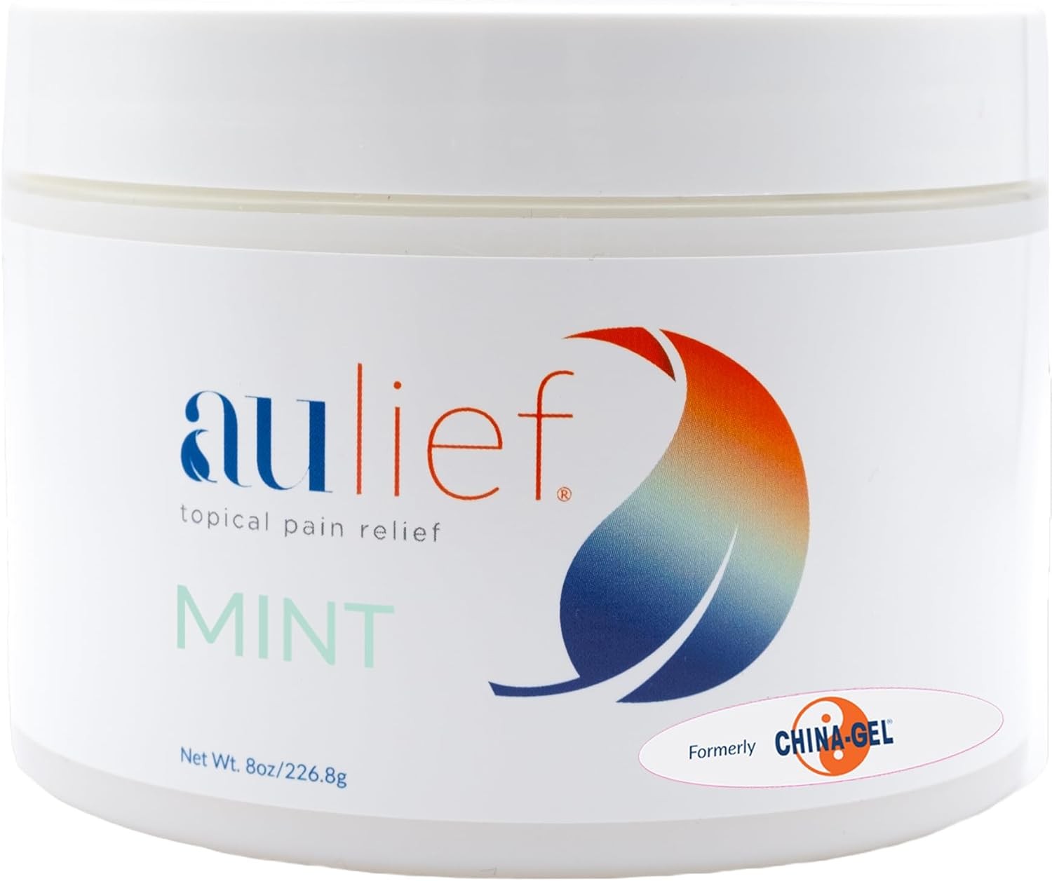 Aulief Pain Relief Cream by China-Gel - Arthritis & Sore Muscle Rub - 8oz Jar