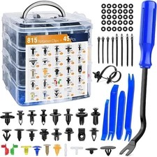 860Pcs Car Push Retainer Clips Auto Fasteners Assortment 26 Most Popular Sizes