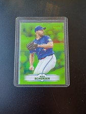 2025 Topps Stadium Club - Max Scherzer #136 Lime Green Foil