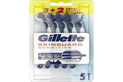 Gillette SkinGuard Sensitive Einwegrasierer Herren 5er Pack Empfindlich