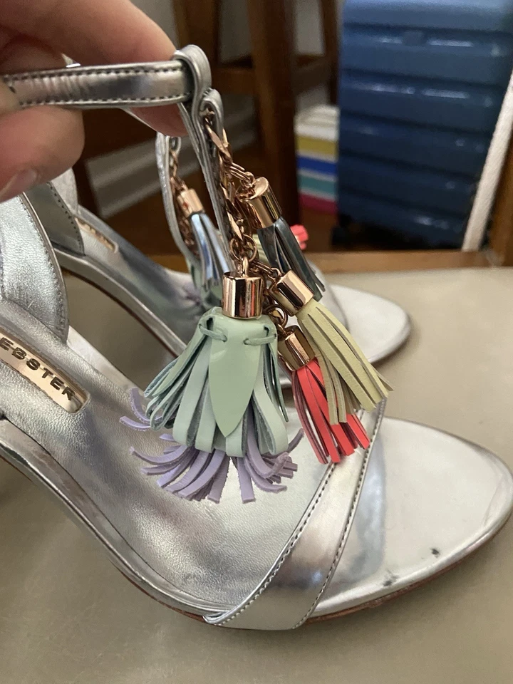 Туфли на каблуках OPHIA WEBSTER Silver Layla 40 - Изображение 4 из 4