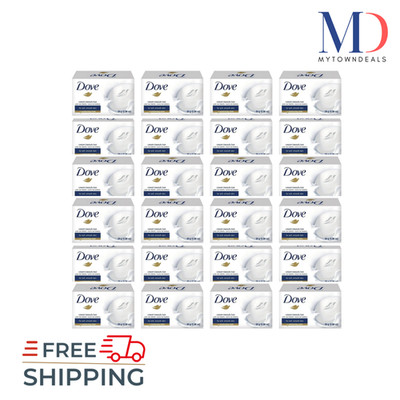 (48 Pack) 25 Grams Dove Cream Beauty Bar Travel Size Soap .88 Oz