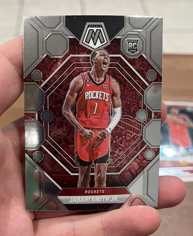 2022-23 Panini Mosaic Basketball #239 Jabari Smith Jr Rookie RC Houston Rockets 