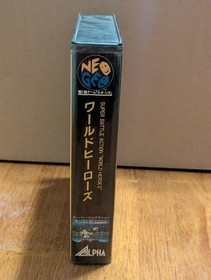 JPN World Heroes NEO GEO AES Original JAPAN IMPORT Tested SHIPS USA