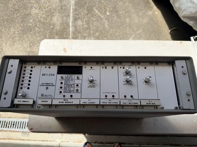 BASLER BE1-25A AUTOMATIC SYNCHRONIZER In Case With Dead Bus Module