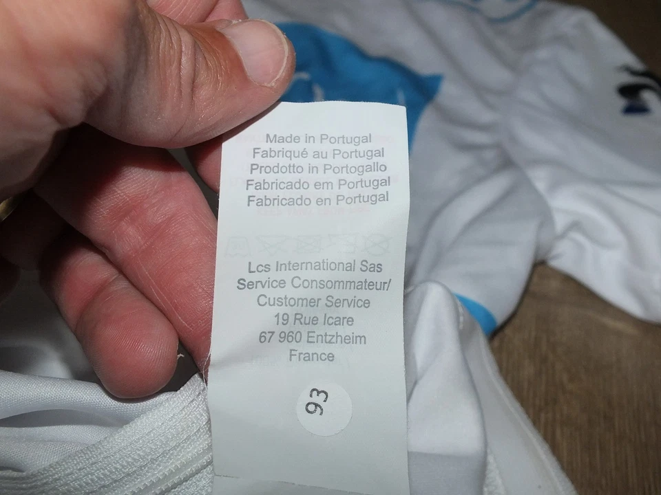 Maillot velo cyclisme ancien vintage TOUR DE FRANCE BLANC JEUNE Envoi GRATUIT - Photo 3/3