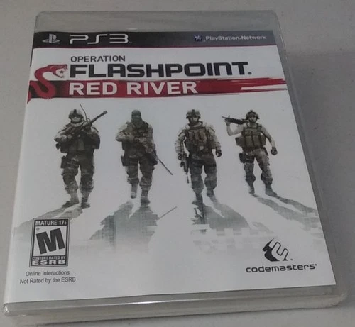 PS3 Operation Flashpoint RED RIVER Sony PlayStation 3 2011 NEW SEALED M 17+ ESRB