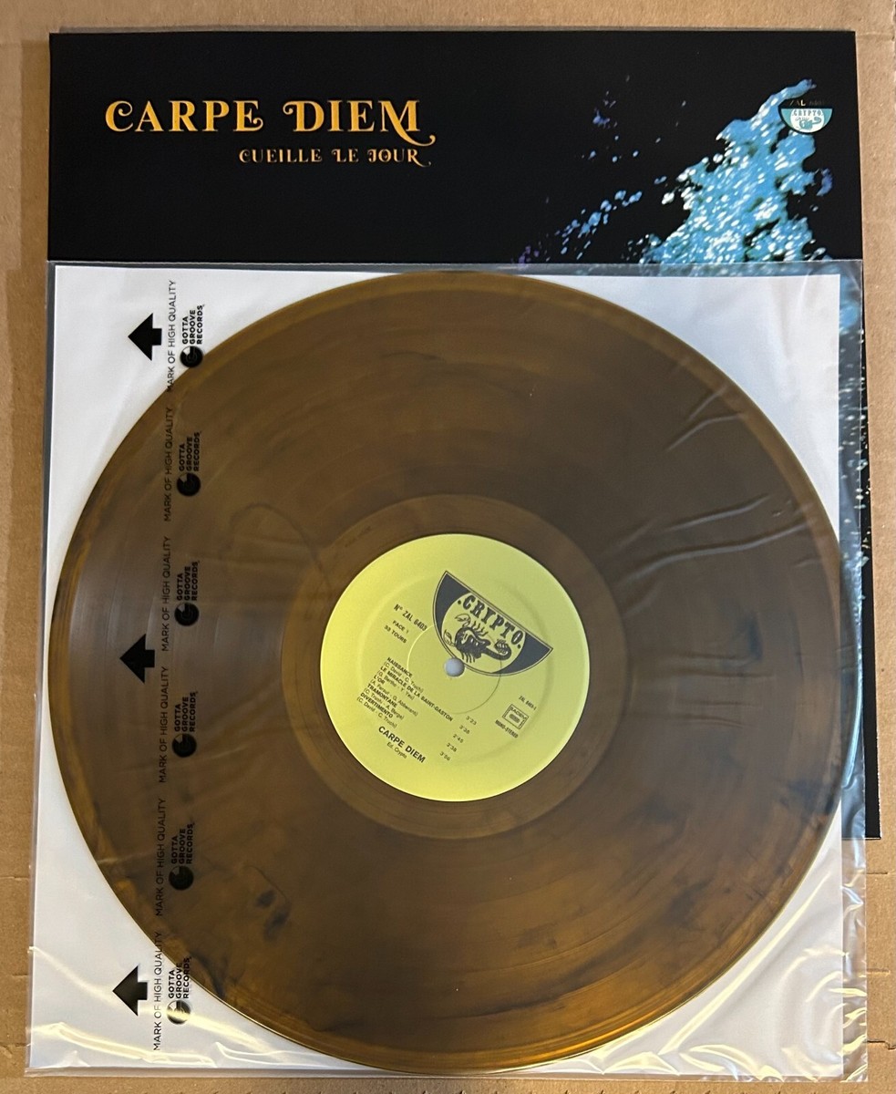 LP: CARPE DIEM - Cueille Le Jour NEW REISSUE ORANGE BLACK VINYL #126/150  PROG