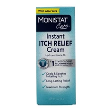 Monistat Care Maximum Strength Instant Itch Relief Cream 1 Ounce