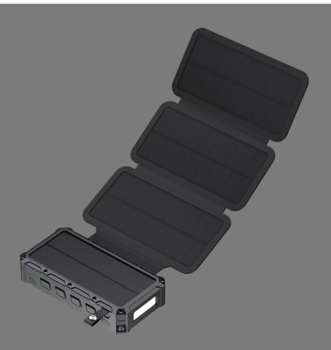 Solar Power Bank Battery 20000mAh Fast Charging Panel for Mobile Phone iPhone - Picture 12 of 15