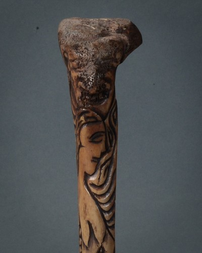 BONE DAGGER, Middle Sepik region, Papua New Guinea. - Picture 2 of 10