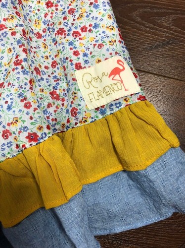Rosa Flamenco Size 4 Floral Girls Dress, EUC! - Picture 2 of 6