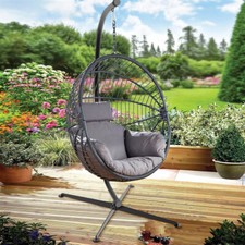 Large Rattan Hanging Egg Chair Frame Swing Egg Chair Frame Pole Stand Frame Only