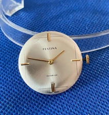 Original FESTINA INCABLOC cal P320 manual winding running & dial (1/14630)