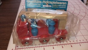 Quality Wooden Toys Firetruck With Ladder