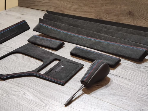 BMW E39 Alcantara Tri Color M Stitched Interior Trim Set M5 525 530 540