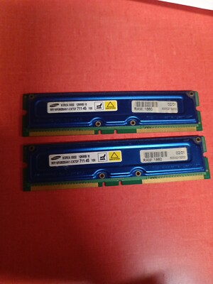 128mb Rambus Lot de 2 Ram RAMBUS Samsung 128mb | eBay