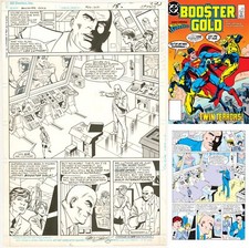1987 Booster Gold #23 Signed Dan Jurgens Original Art Page Superman Lex Luthor | eBay US (Buy It Now)