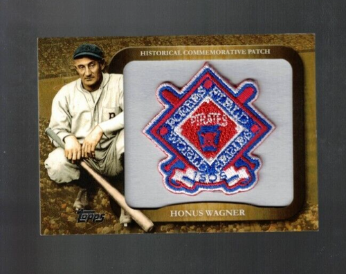 Honus Wagner 2009 Topps Manufactured Commemorative Patch 1909 World Series