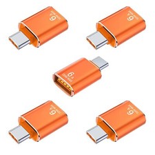   120W /10Gbps/ USB3.1  C Male to USB Female Adapter 5Pack C to USB Adapter Co...