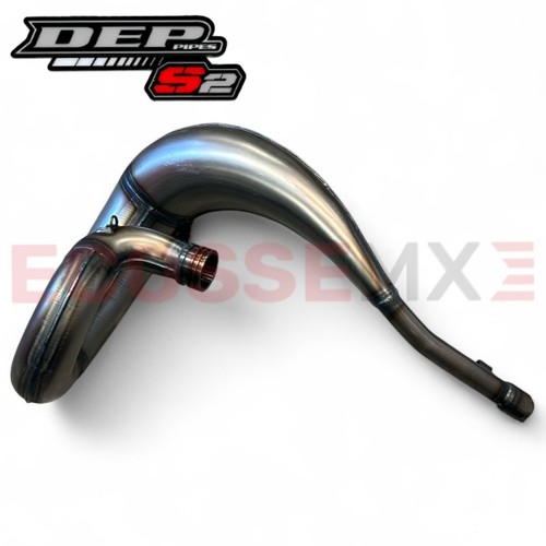 HONDA CR250 FULL DEP EXHAUST BARE METAL HEADER OVAL TAILPIPE 1995 - Picture 2 of 7