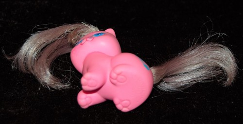 Vintage Mattel My Pretty Kitty Prancer PInk Silver Hair Baby Carriage 1989 #27 - Picture 2 of 3