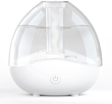 Ultrasonic Cool Mist Humidifier with Removable 1.5L Water Tank Clear