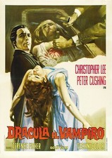 Dracula movie poster c - 12 x 17 inches - Christopher Lee