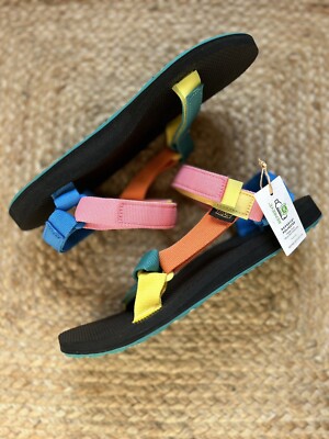 NWT Teva original universal multi color NWT TEVA ORIGINAL UNIVERSAL MULTICOLOR SANDALS SIZE 5 $50 | eBay main image 2