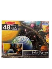 Melissa Doug NEW SEALED Solar System Floor Jumbo Piece Puzzle 48 pc 3'x2'