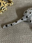 Brooch Pin pair Lion Tiger Panther Rhinestones see pics 1980s — photo 7