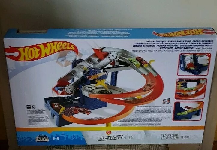 105 未開封 HOTWHEELS INTL CIRCUIT SHANGHAI HOT WHEELS Skyscraper Speed Circuit TRACK SET with a car