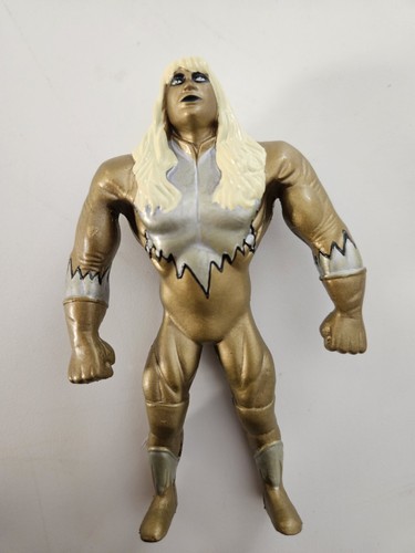 Goldust Official WWF WWE Just Toys Bend-Ems Poseab...