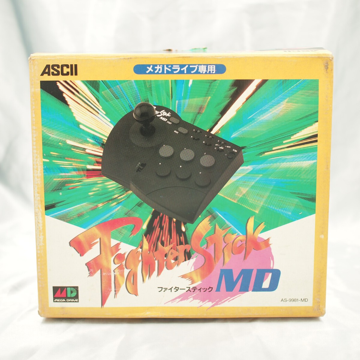 【未使用品】ファイタースティック MD アスキー メガドライブ【希少】 未使用品】ファイタースティック MD アスキー メガドライブ【希少】