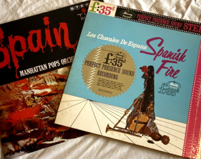 Lot Of 2 SPAIN Spanish Fire LOS CHAVALES DE ESPANA Spanish LATIN Bullfight MARCH
