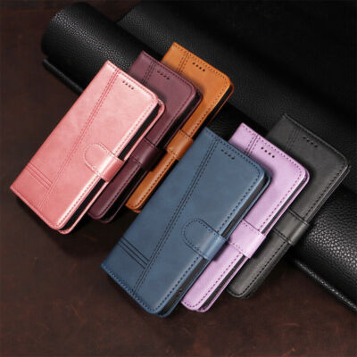 Flip Leather Wallet Cover Case for Xiaomi 14 13 12 13T POCO M6 M4 Pro X5 F5 F6