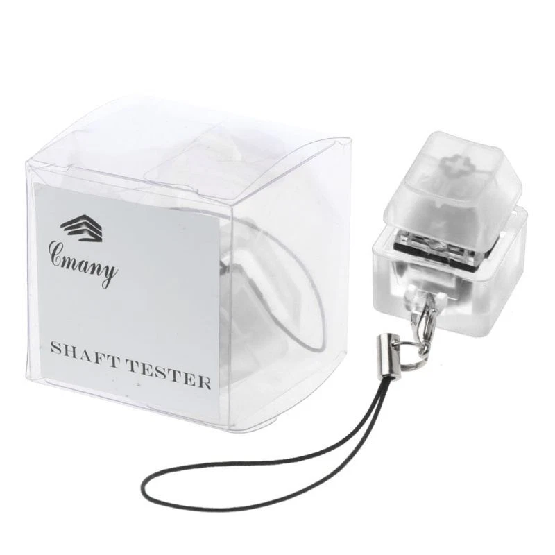 Mechanical Keyboard Cherry MX Tester with RGB Clear Keychain Base
