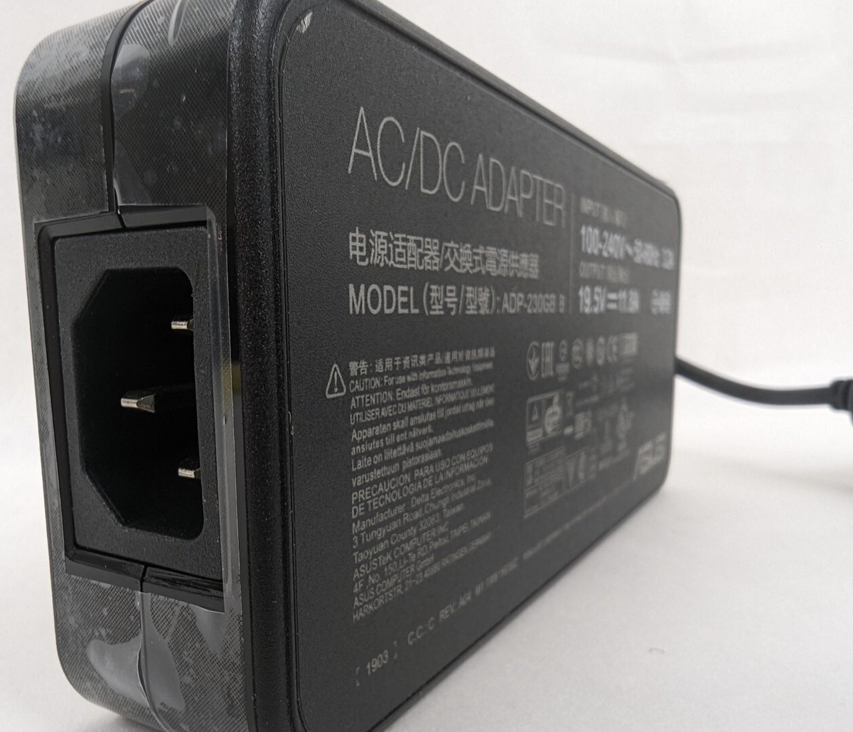 Asus ADP-230GB B 230W 19.5V 11.8A Power Supply Charger AC