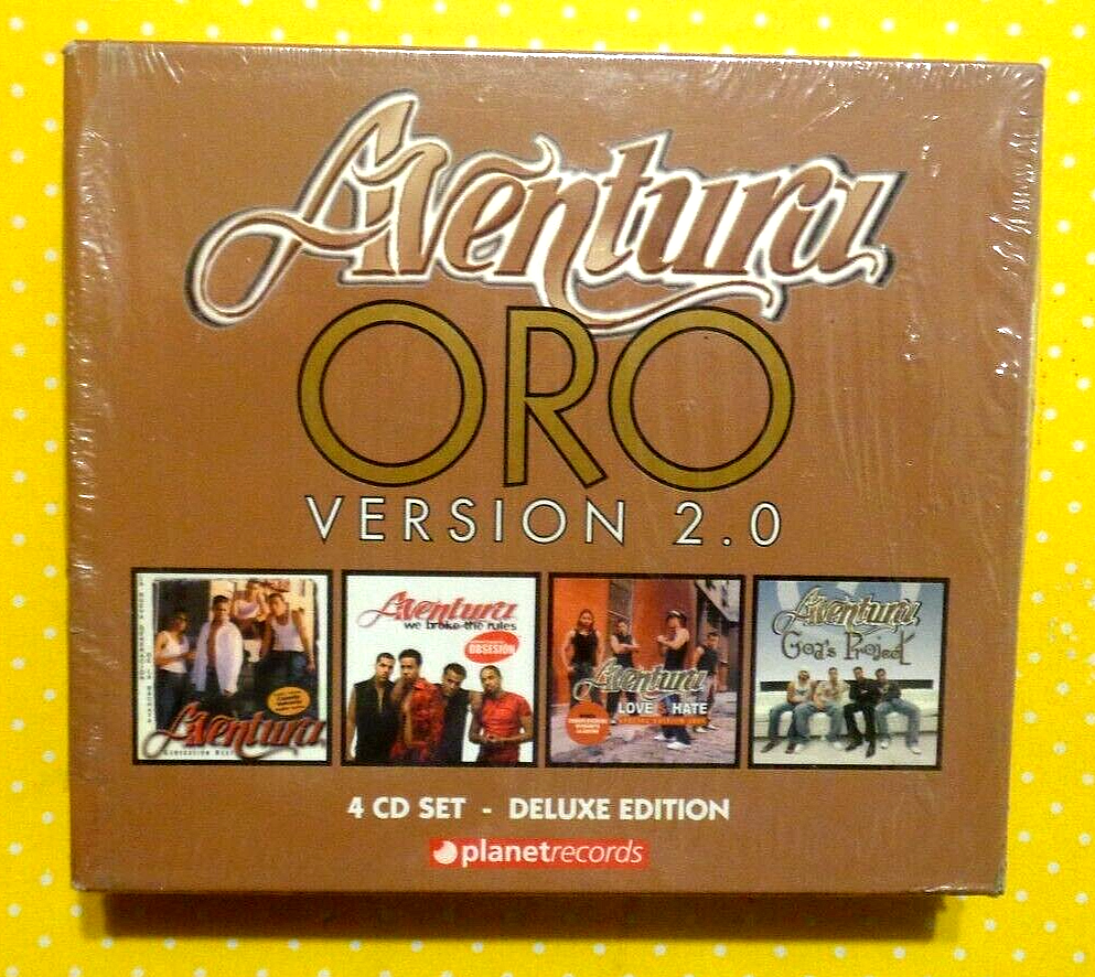 AVENTURA  ORO  -  VERSION 2.0  -  DELUXE EDITION  -  4 CD 2007 NUOVO E SIGILLATO