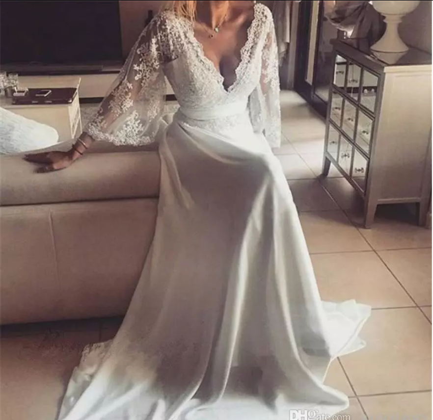 used bohemian wedding dress