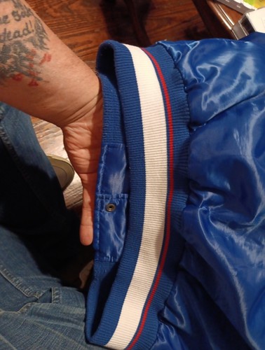 Vintage NBA Philadelphia 76ers Sixers Blue Satin Starter Jacket Size Medium NWOT - Picture 14 of 19