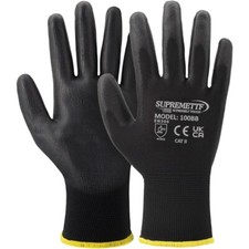 240 PAIRS PU COATED SAFETY WORK GLOVES GLOVE GARDEN GRIP MENS BUILDERS GARDENING