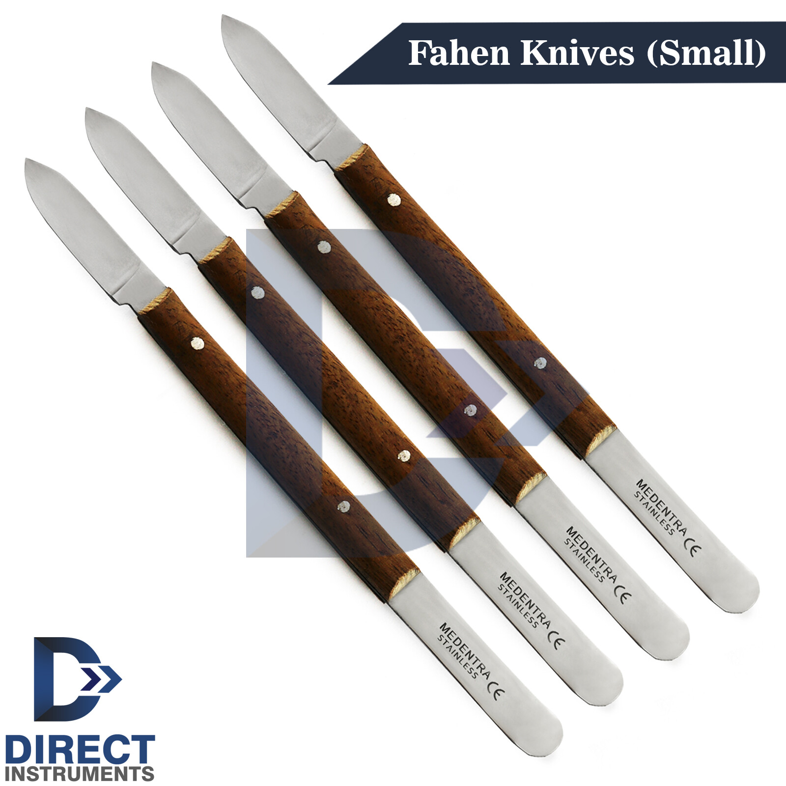 4 Pieces Set Dental Fahen Wax Knife Small Carving Cutting Spatula Lab