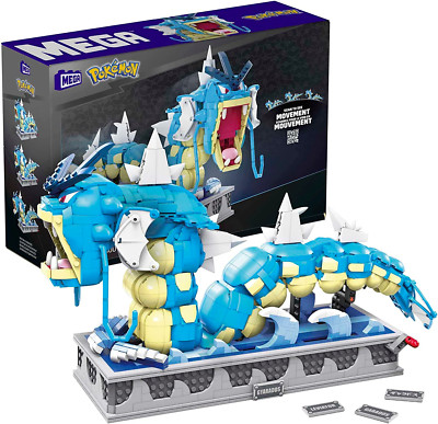 MEGA Pokémon Figur Spielzeug für Erwachsene Bausatz, Motion Gyarados Sammlerstücke